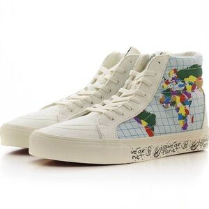 Vans Sk8-Hi Save Our Planet Multicolor Sneaker size 5.5 (men) / 7 (women)
